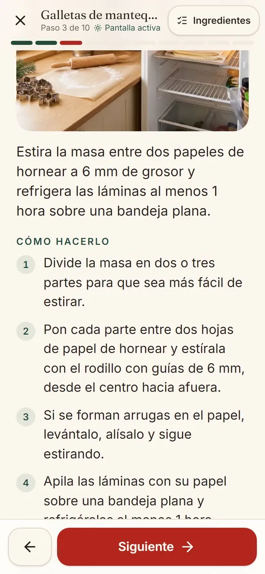 Modo paso a paso con foto e indicaciones de un producto